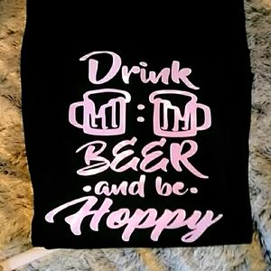 EASTER DRINK BEER AND BE HOPPY TEE ADULT KIDS